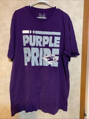 Under Armour Men’s Purple Graphic 'Purple Pride' Tee size 2XL